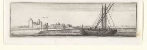River Landscape with a View of Ruhrort