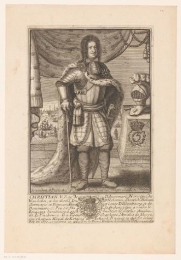 Portrait of Christian V of Denmark