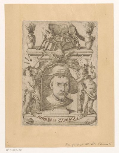 Portrait of the artist Annibale Carracci