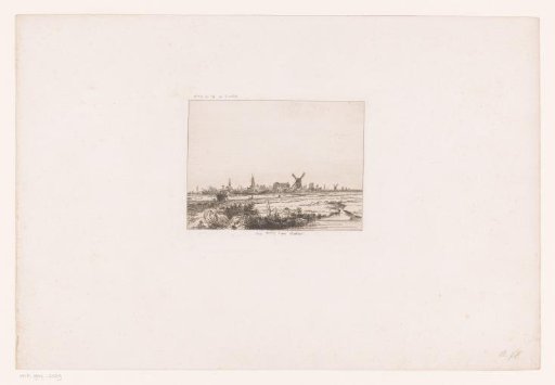 View of Amsterdam from the Kadijk