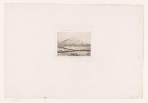 Water with fisherman and two swans