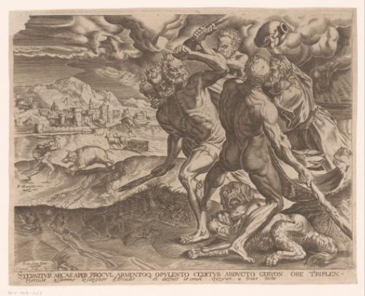 Hercules defeats Geryon