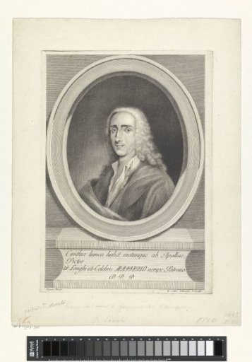 Portrait of the painter Pietro Longhi