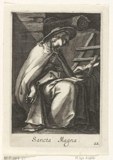 Saint Magna as a hermitess