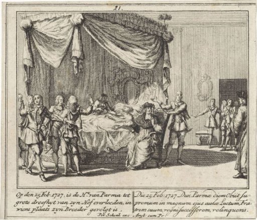 Death of Francesco Farnese
