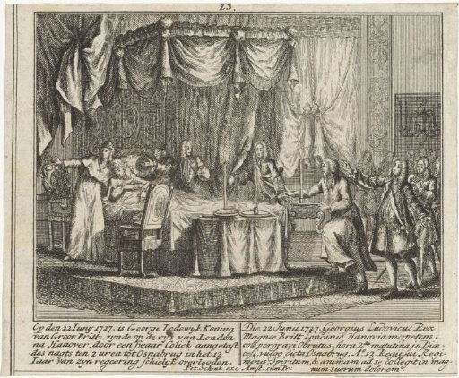 Deathbed of George I of Great Britain