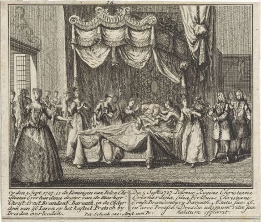 Death of Christiane Eberhardine of Brandenburg-Bayreuth