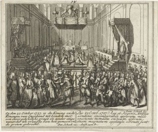 Coronation of George II, King of England
