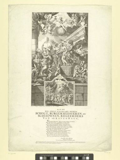 Allegory on the marriage of William V and Wilhelmina of Prussia in 1767 and the birth of Prince William Frederick in 1772