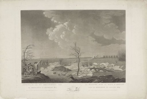 Breach of the Arkelens Dike at Kedichem in February 1809 / La Rupture dans la Digue D Arkelen (...)