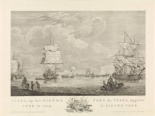 View of Texel at the Nieuwe Veer