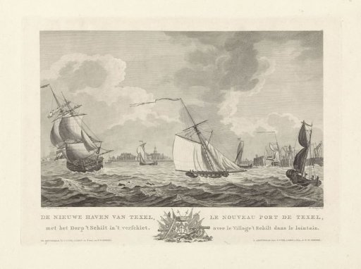 View of the New Harbour of Texel