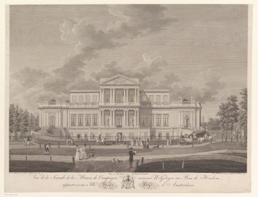 View of the Paviljoen Welgelegen in Haarlem