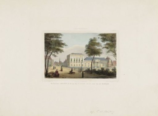 View of the Amicitia Society in Leeuwarden