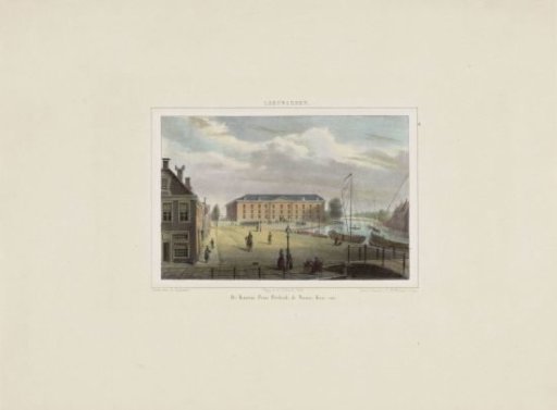 View of the Frederik Barracks in Leeuwarden
