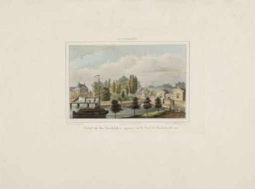 View of the Northern Entrance to Leeuwarden