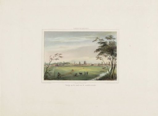 View of Leeuwarden from the Northwest
