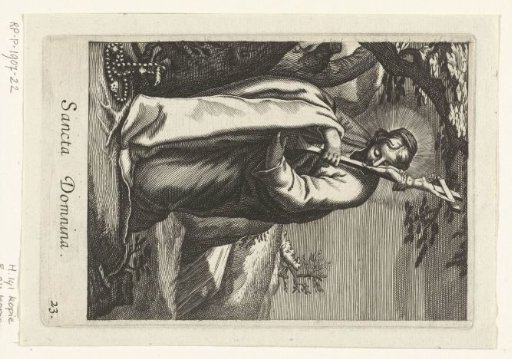 Saint Domnina of Syria as a hermitess