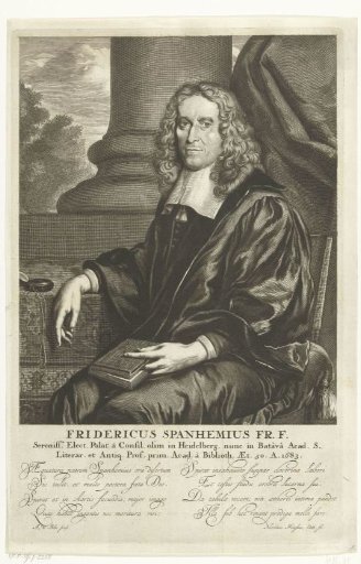 Portrait of theologian Frederick Spanheim Jr.