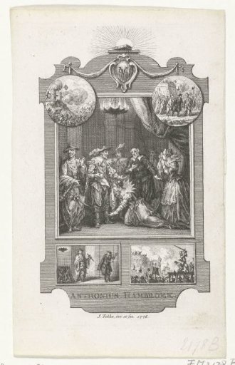 The self-sacrifice of preacher Hambroeck on Formosa, 1661