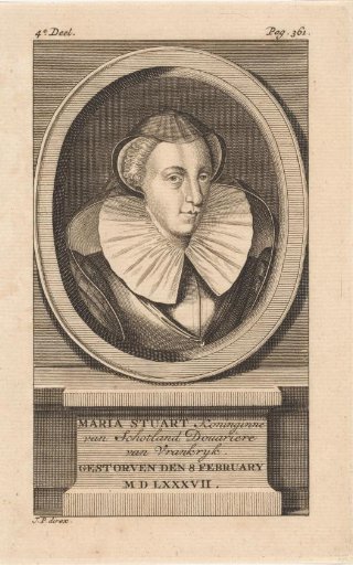 Portrait of Mary I Stuart, Queen of Scotland