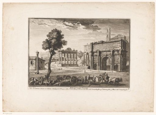 Arch of Septimius Severus and Temple of Saturn