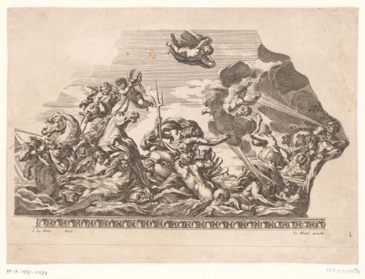 Neptune Calms the Storm Caused by Aeolus