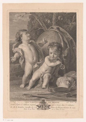 Putti Blowing Bubbles