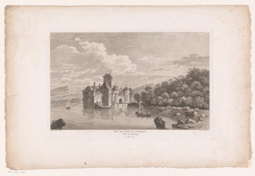 View of the castle of Chillon