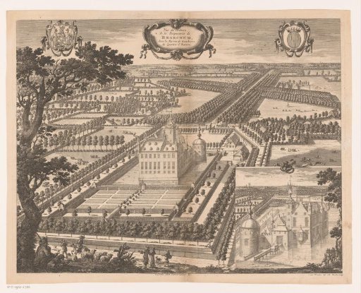 View of the estate of Broechem Castle
