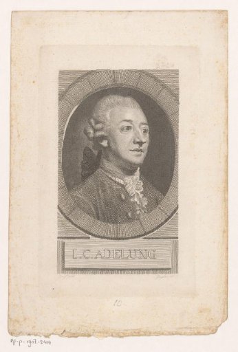 Portrait of Johann Christoph Adelung