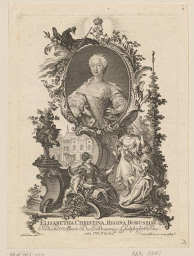 Portrait of Elisabeth Christine of Brunswick-Bevern
