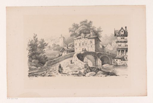 View of a mountain village