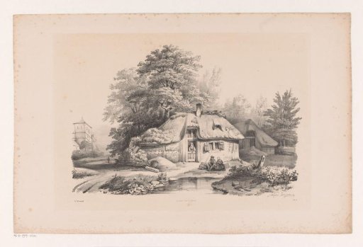 House with woman in a doorway