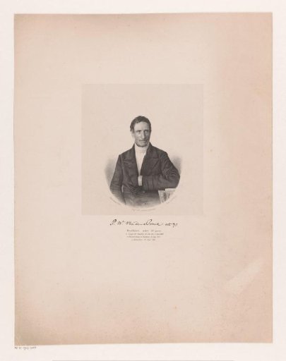 Portrait of P.W. van den Broek