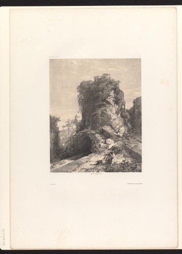 Landscape with a ruin and a resting figure