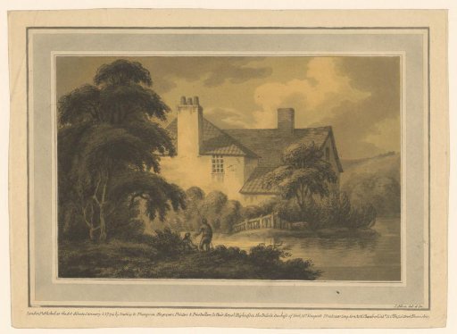 House in a Landscape with Anglers