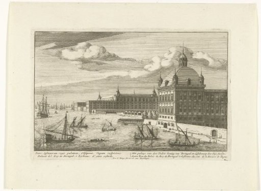 View of the Royal Palace in Lisbon