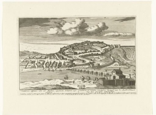 View of the Portuguese city of Coimbra