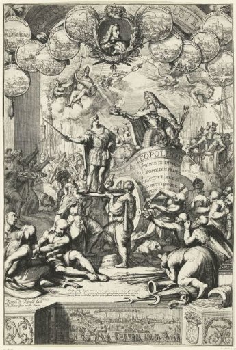 Allegory on the succession of Leopold I by his son Joseph I, 1687