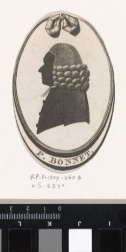 Silhouette Portrait of Paulus Bonnet