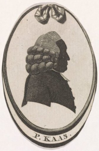 Silhouette Portrait of Petrus Kaas