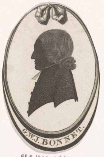 Silhouette Portrait of Gijsbert Weijer Jan Bonnet