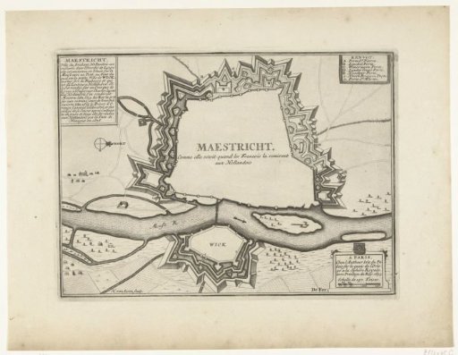 Plan of Maastricht, 1673