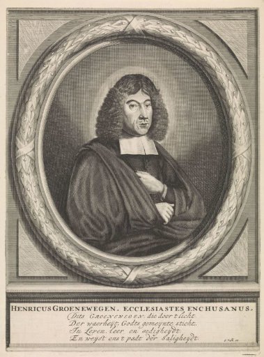Portrait of the preacher Henricus Groenewegen