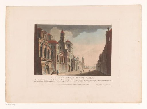 View of a street in Naples
