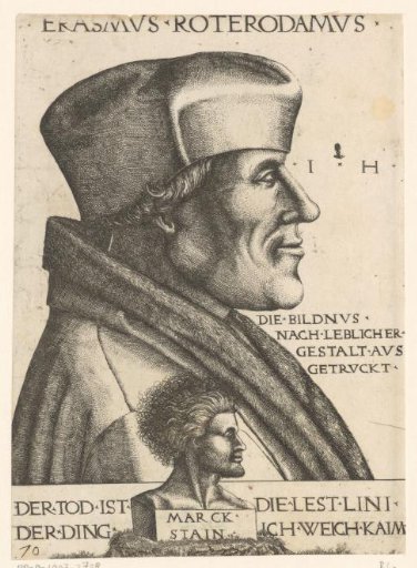 Portrait of Desiderius Erasmus