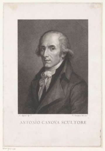 Portrait of sculptor Antonio Canova