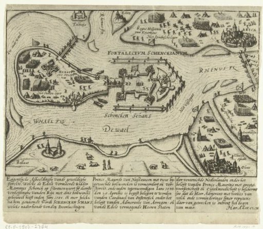 Siege of Schenkenschans by the Spaniards, 1597
