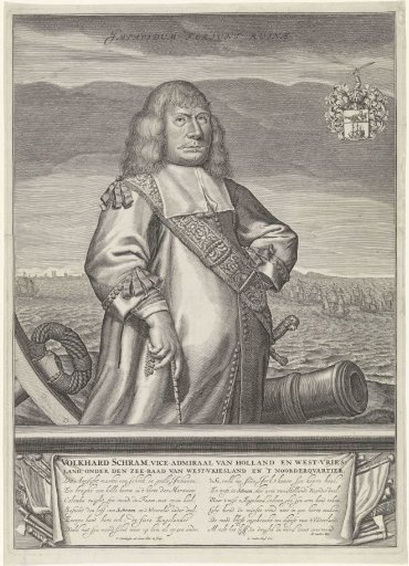Portrait of Volkert Schram, Vice-Admiral of Holland and West-Friesland